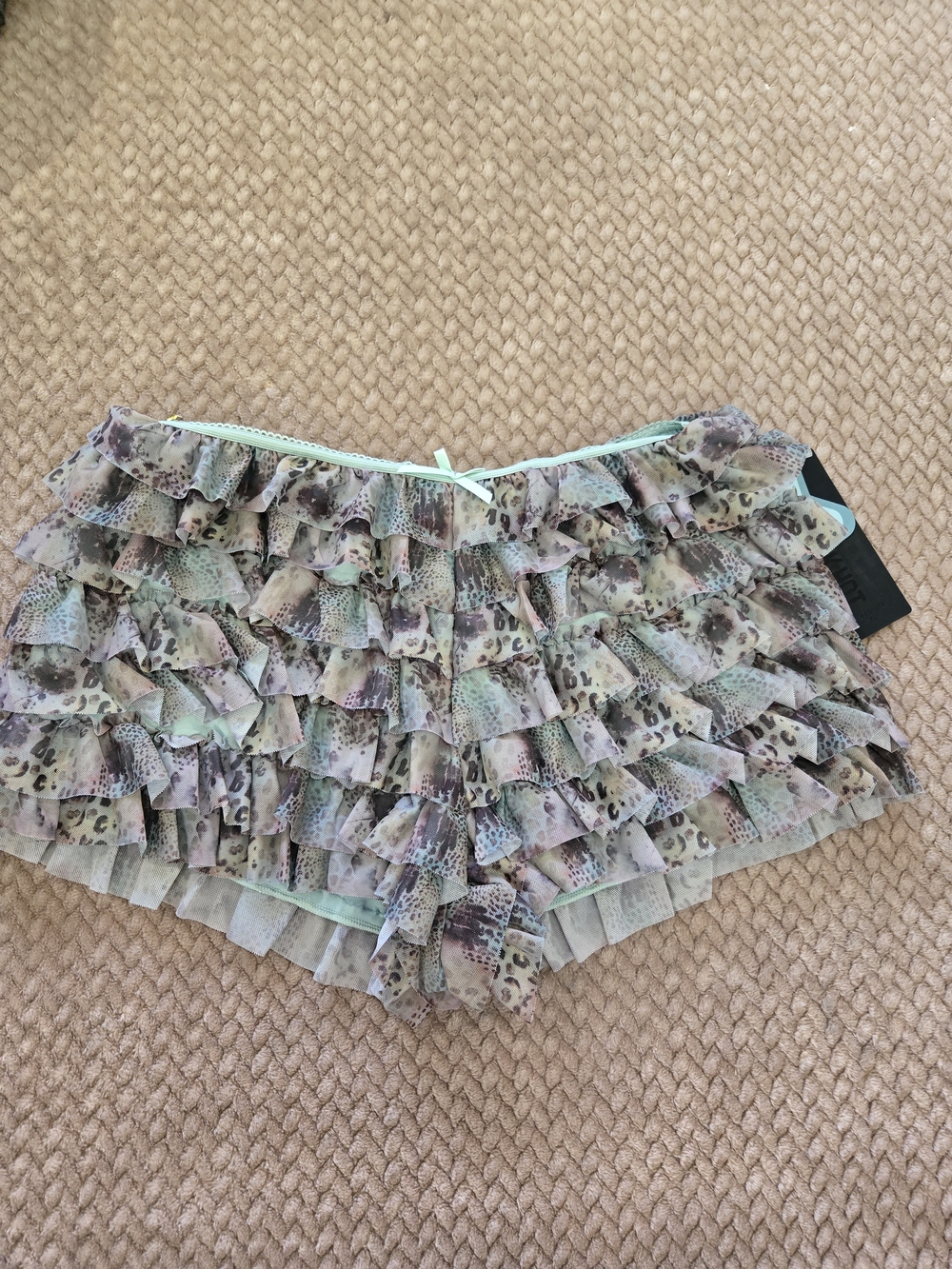 Endless Summer Mint Multi Ruffle Skort - Picture 4 of 13
